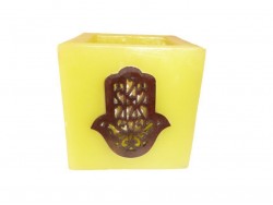 Natural handmade FATIMA design candle